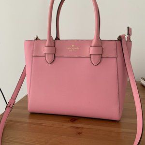 Kate Spade Melanie Pink Crossbody Shoulder Satchel Tote Bag Handbag